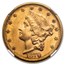 1870-S $20 Liberty Gold Double Eagle AU-58 NGC