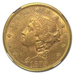 1870-S $20 Liberty Gold Double Eagle MS-60 NGC