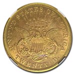 1870-S $20 Liberty Gold Double Eagle MS-60 NGC