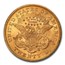 1870-S $20 Liberty Gold Double Eagle MS-62+ PCGS