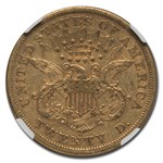 1870-S $20 Liberty Gold Double Eagle XF-40 NGC