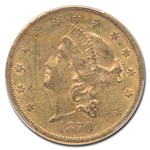 1870-S $20 Liberty Gold Double Eagle XF-45 PCGS