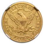 1870-S $5 Liberty Gold Half Eagle XF-40 NGC