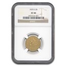 1870-S $5 Liberty Gold Half Eagle XF-40 NGC