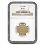 1870-S $5 Liberty Gold Half Eagle XF-40 NGC