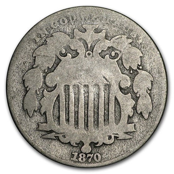 1870 Shield Nickel AG 1870 Shield Nickel AG