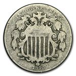 1870 Shield Nickel Good