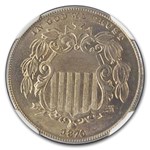 1870 Shield Nickel MS-65 NGC