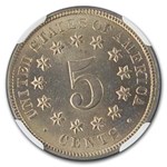 1870 Shield Nickel MS-65 NGC