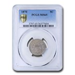 1870 Shield Nickel MS-65 PCGS