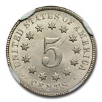 1870 Shield Nickel MS-66+ NGC