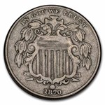 1870 Shield Nickel VF