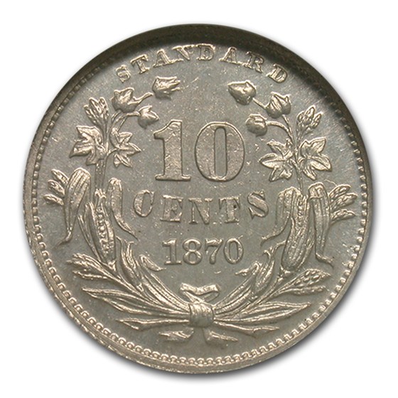 Buy 1870 Standard Silver Dime Pattern PF-64 NGC (J-849) | APMEX