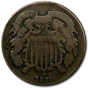 1870 Two Cent Piece Good 1870 Two Cent Piece Good