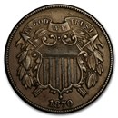 1870 Two Cent Piece XF