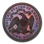 1871 $1 Pattern PR-66 PCGS (Red/Brown, J-1148)