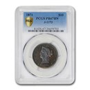 1871 $10 Pattern PR-67 Brown PCGS (Judd-1173)