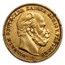 1871-1888 Germany Gold 20 Marks Prussia Wilhelm I Avg Circ