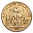 1871-1898 France Gold 20 Francs Lucky Angel AU
