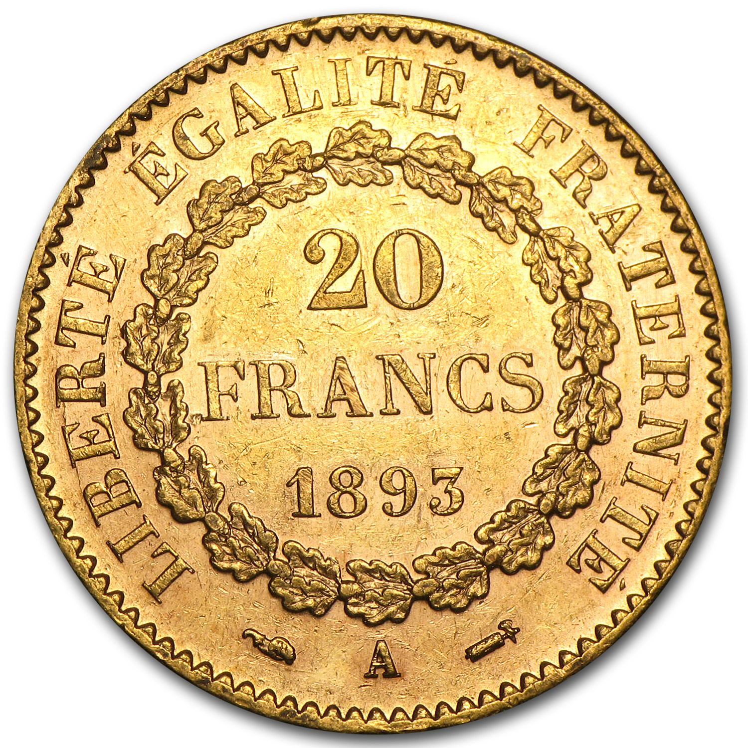 Buy 1871-1898 France Gold 20 Francs Lucky Angel BU | APMEX
