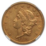 1871 $20 Liberty Gold Double Eagle AU-53 NGC