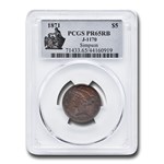 1871 $5 Pattern Half Eagle PR-65 PCGS (Red/Brown, J-1170)