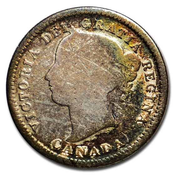 1871 Canada 10 Cents Good 1871 Canada 10 Cents Good