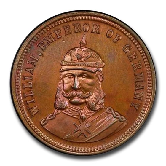 1871 Germany Peace Medal MS-63 PCGS (Red/Brown) 1871 Germany Peace Medal MS-63 PCGS (Red/Brown)