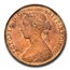 1871 Great Britain 1/2 Penny Victoria MS-64 NGC (Red/Brown)