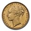 1871 Great Britain Gold Sovereign Victoria MS-64 NGC