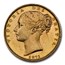 1871 Great Britain Gold Sovereign Victoria Shield MS-65 NGC D30