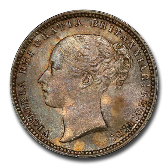 1871 Great Britain Silver Shilling Queen Victoria MS-65 PCGS 1871 Great Britain Silver Shilling Queen Victoria MS-65 PCGS