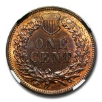 1871 Indian Head Cent MS-63 NGC (Red/Brown)