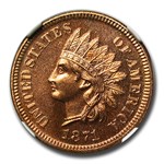1871 Indian Head Cent PF-66 NGC (Red)