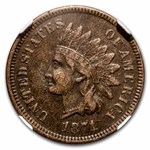 1871 Indian Head Cent XF-45 NGC