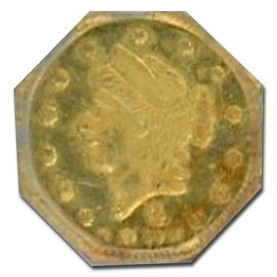 Buy 1871 Liberty Octagonal 25 Cent Gold MS-62 PCGS (BG-765) | APMEX