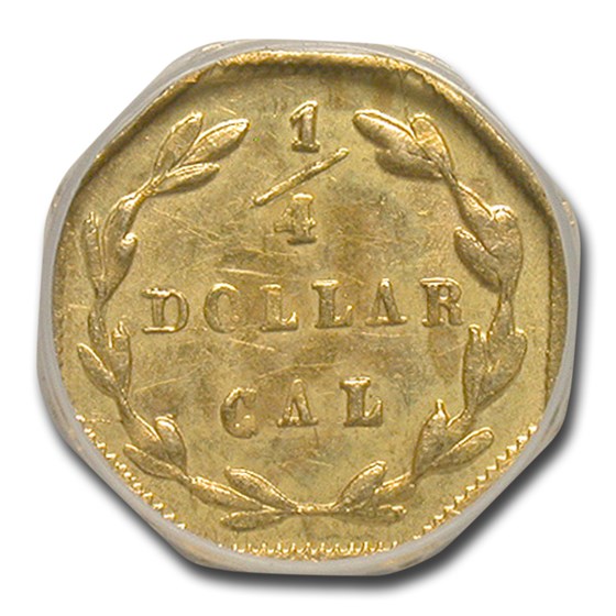 Buy 1871 Liberty Octagonal 25 Cent Gold MS-63 NGC (BG-765) | APMEX