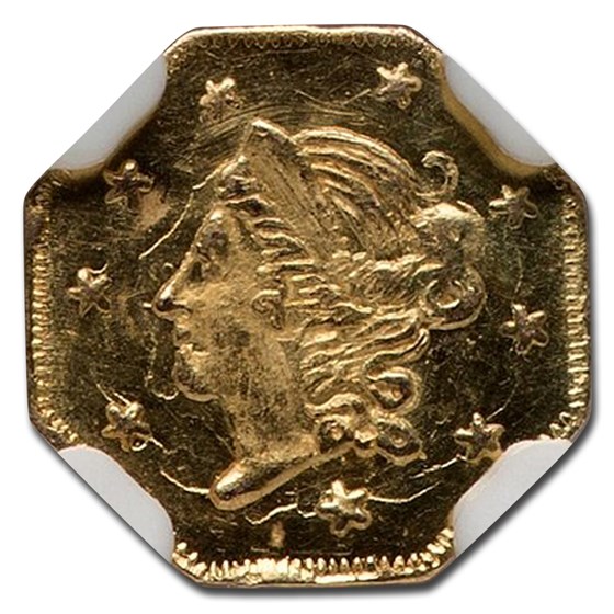 Buy 1871 Liberty Octagonal 50 Cent Gold MS-66 NGC (BG-911) | APMEX