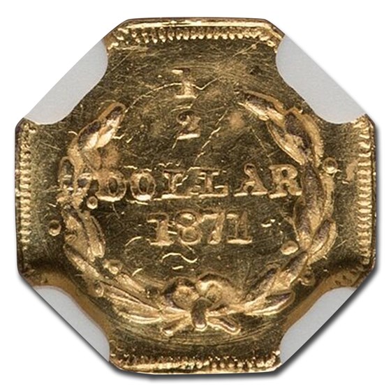 Buy 1871 Liberty Octagonal 50 Cent Gold MS-66 NGC (BG-911) | APMEX