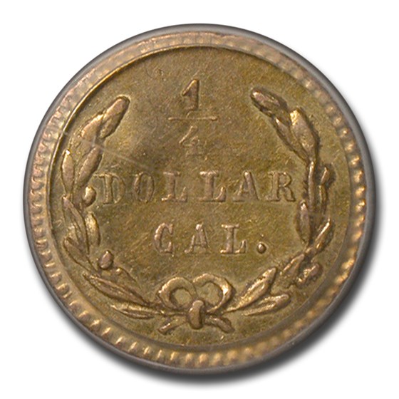 Buy 1871 Liberty Round 25 Cent Gold AU-58 PCGS (BG-813) | APMEX