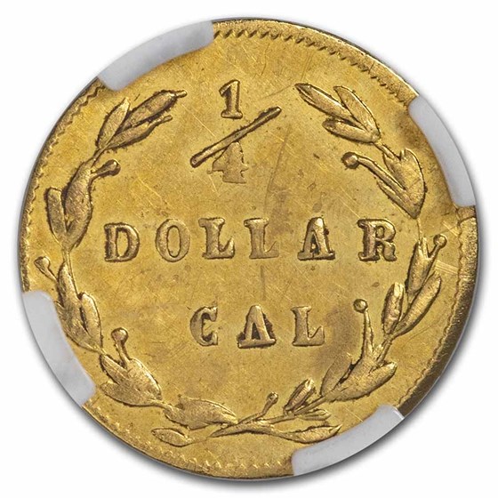 Buy 1871 Liberty Round 25 Cent Gold MS-61 NGC (BG-840) | APMEX