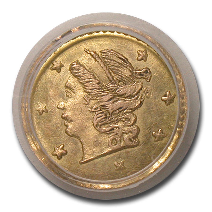 Buy 1871 Liberty Round 25 Cent Gold MS64 PCGS (BG812) APMEX