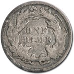 1871 Liberty Seated Dime VF