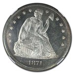 1871 Liberty Seated Dollar PF-65 Cameo NGC