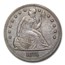 1871 Liberty Seated Dollar PR-50 PCGS