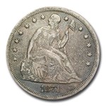 1871 Liberty Seated Dollar VF-30 PCGS