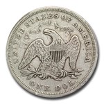 1871 Liberty Seated Dollar VF-30 PCGS