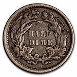 1871 Liberty Seated Half Dime XF