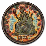 1871 Liberty Seated Quarter Pattern PR-66 Cameo PCGS CAC (J-1099)