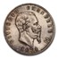 1871-M Italy Silver 5 Lire Emanuele II MS-64 PCGS